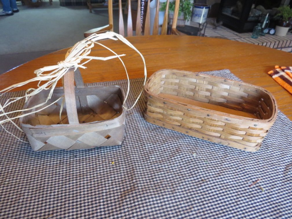 (2) Decorative Baskets