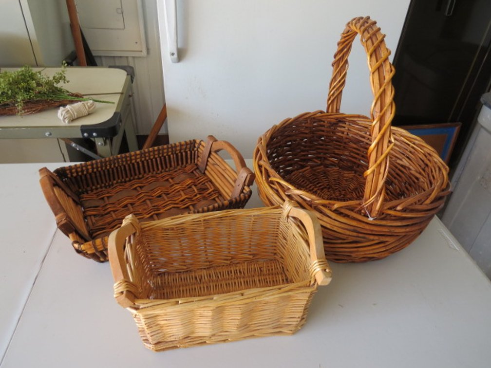 Collection of decorative baskets