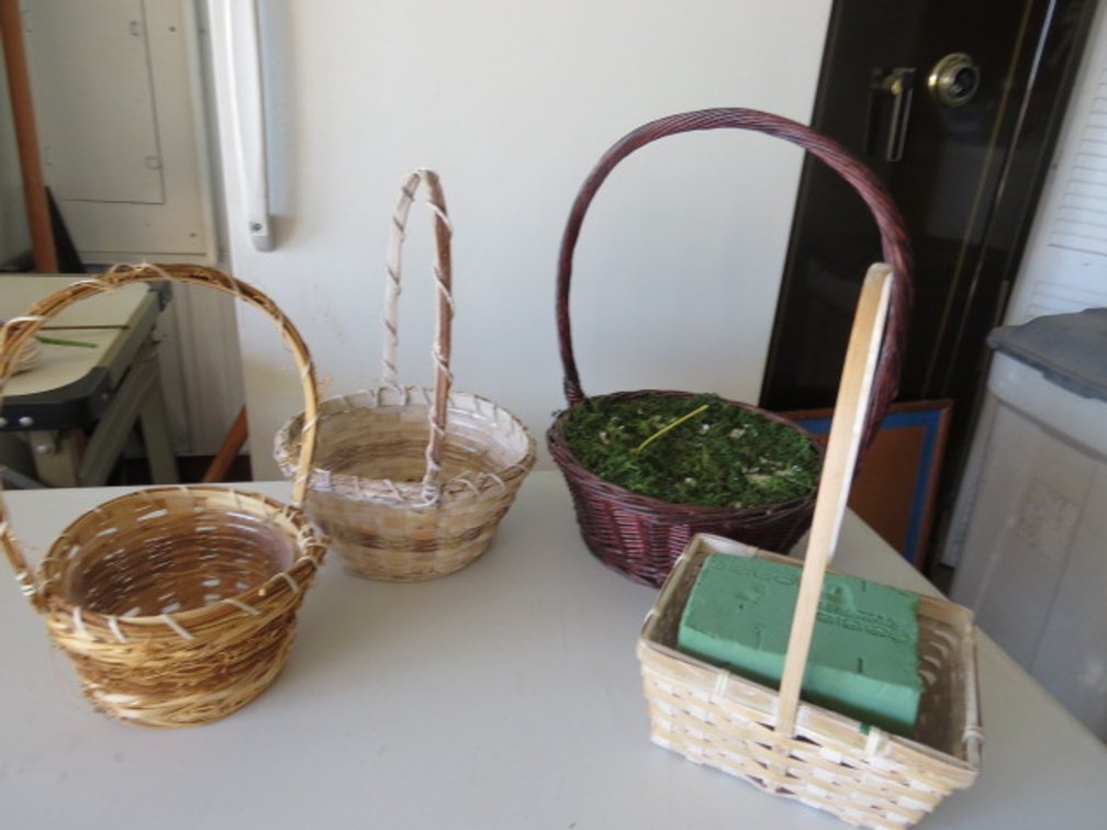 Collection of decorative baskets