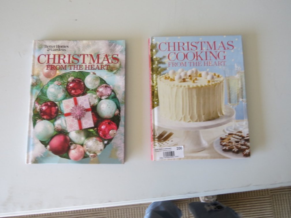 Christmas-time cooking books