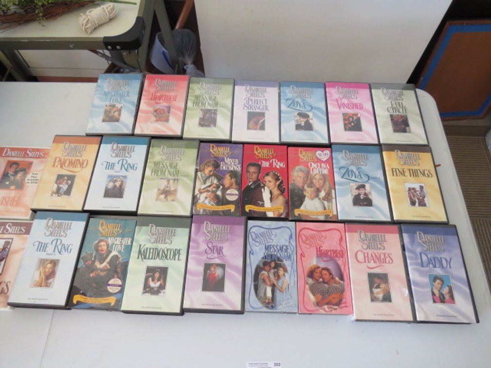 Large collection of Danielle Steel's movies
