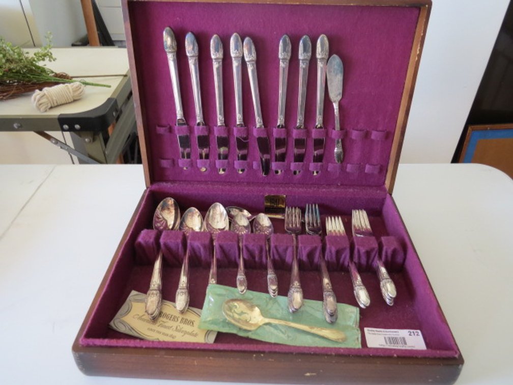 Assorted Flatware in Case