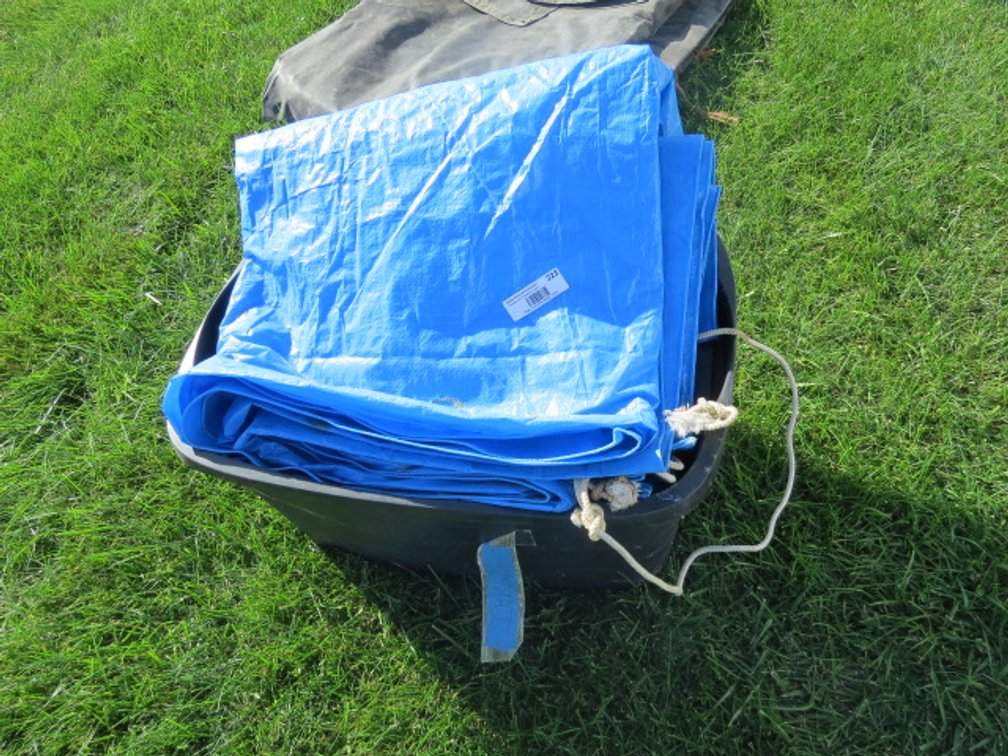 Collection of many tarps