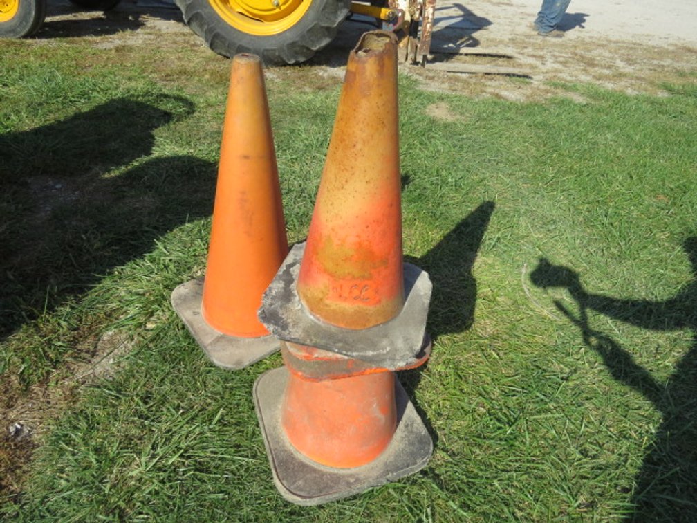Various orange cones