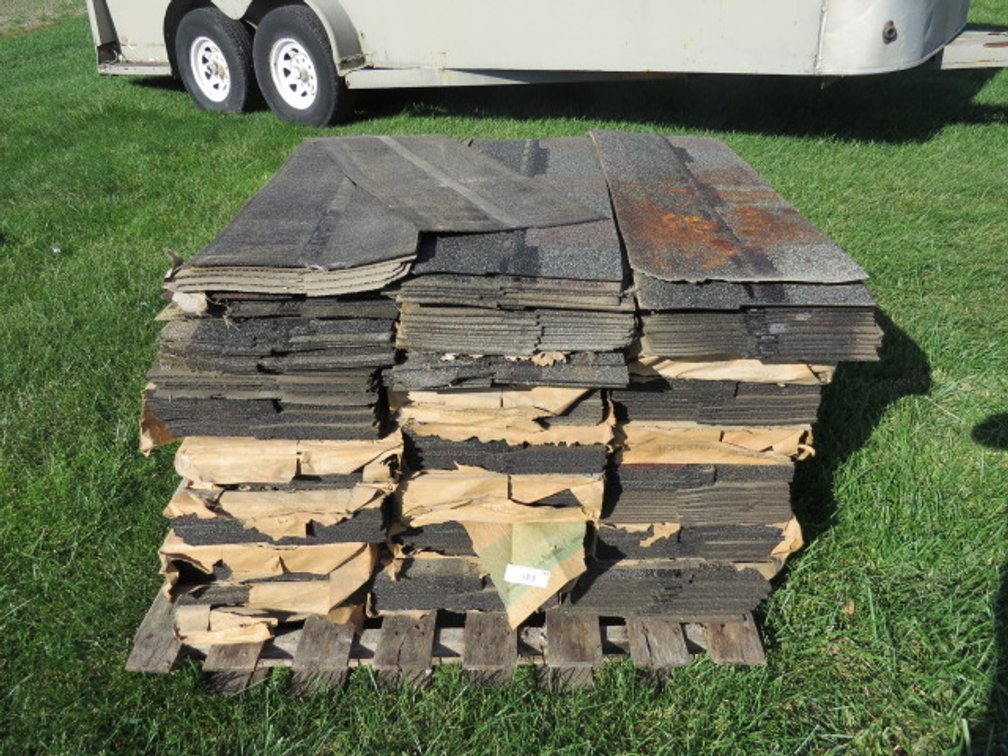 Pallet full of shingles
