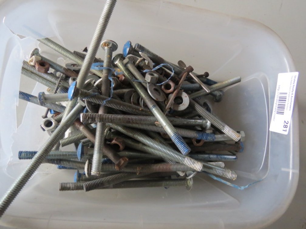 Assorted Bolts & Fasteners