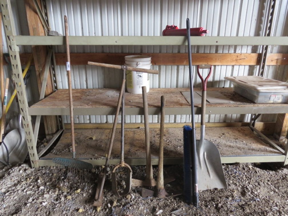 Assorted Long-Handled Yard Tools