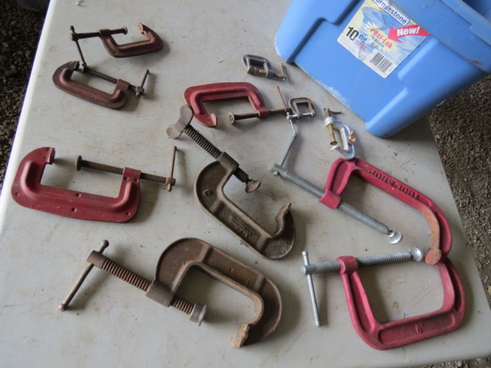 Assorted C-Clamps