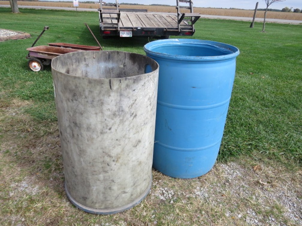 (2) 50-Gallon Drums