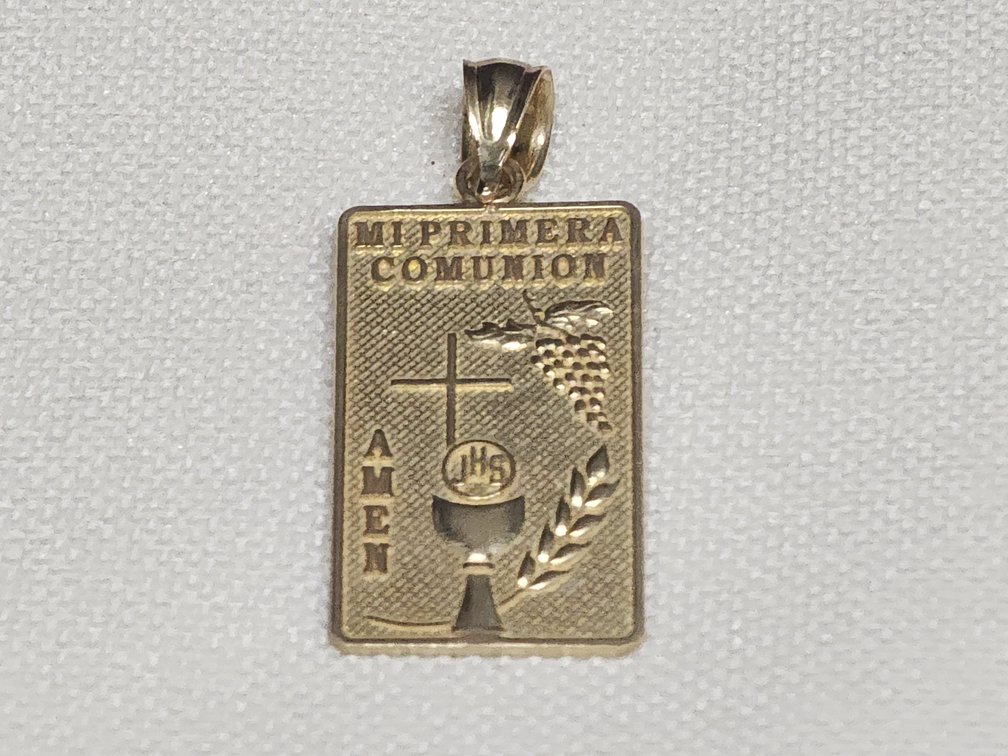 10K Gold Communion Pendant 