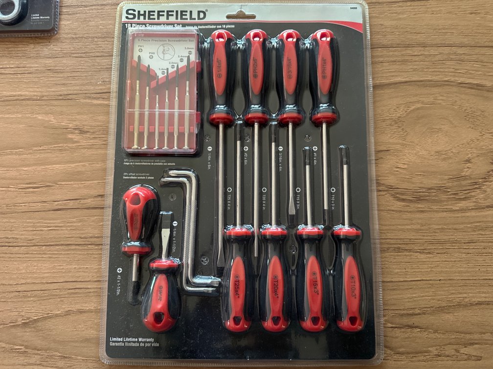 Sheffield 18 Piece Screwdriver Set 