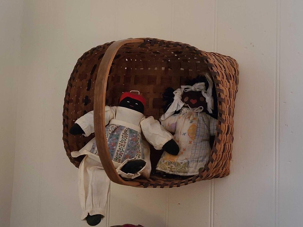 Cloth Dolls/Basket