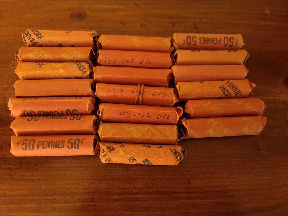 Rolled Pennies(rolled in 2000)