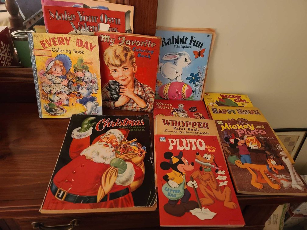 1950's Coloring Books