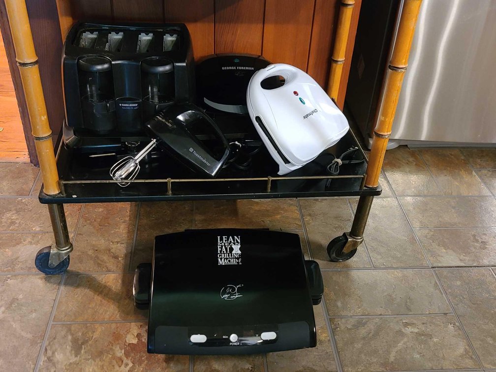 George Foreman Grill/Black & Decker Toaster/Griddle