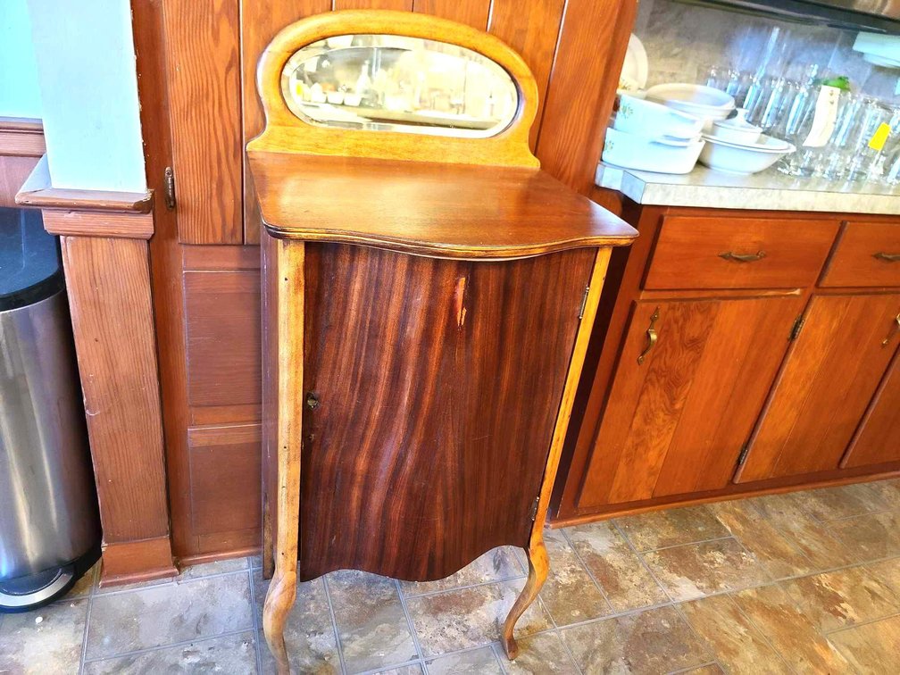 Antique Larkin Sheet Music Cabinet 