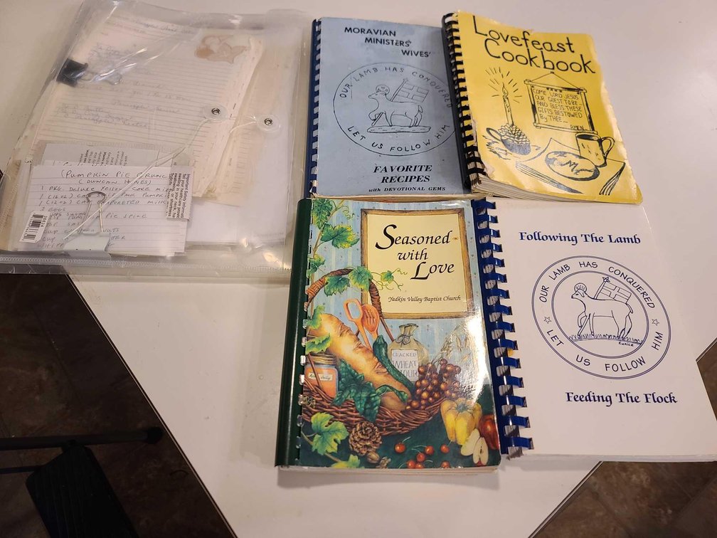 Moravian Cookbooks/Recipes