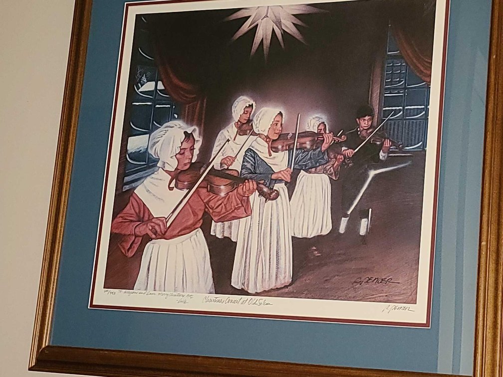 Christmas Concert at Old Salem Print 241/950
