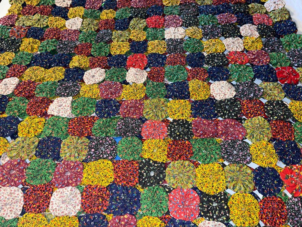 Yoyo Quilt/Throw Rugs