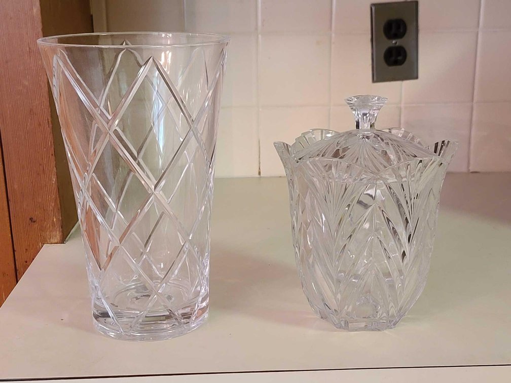Durand Crystal Vase/Candy Dish