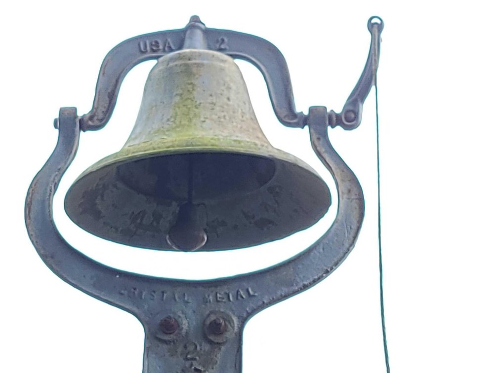 Antique Cast Iron Bell by Crystal Metal