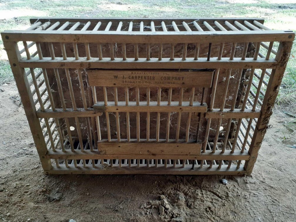Antique WJ Carpenter Chicken Coop