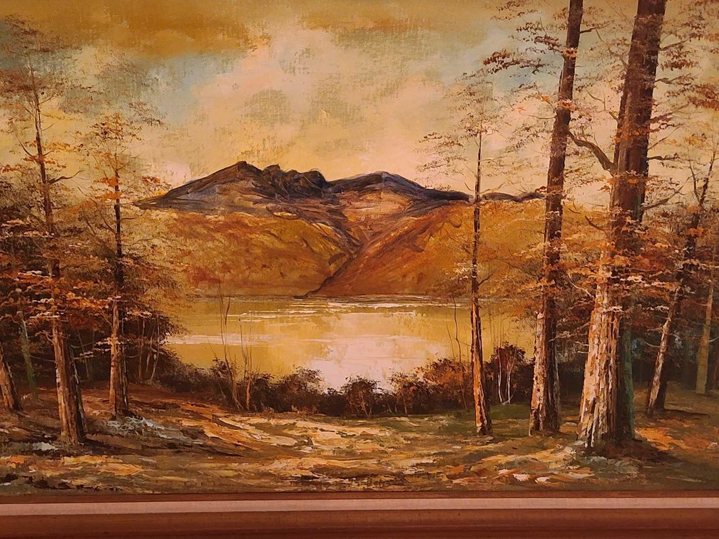 Mountain Painting in Oil