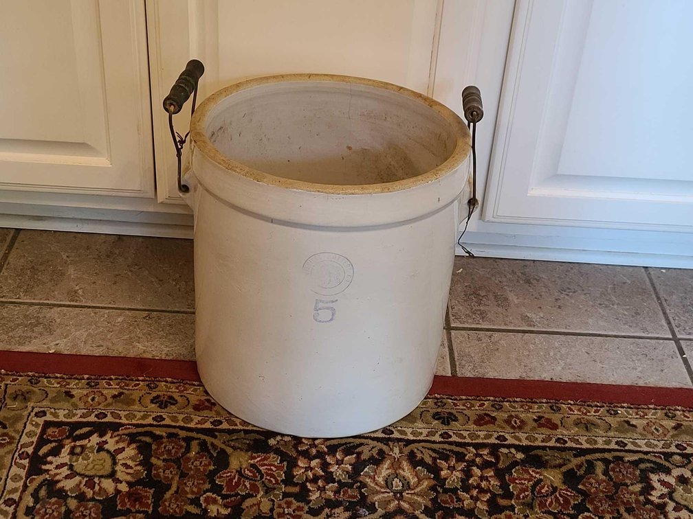 Antique Louisville Pottery #5 Crock