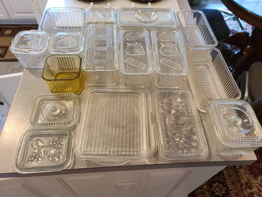 Glass Refrigerator Bowls