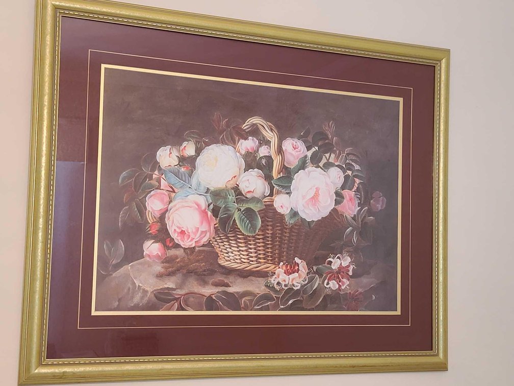 Framed Floral Print