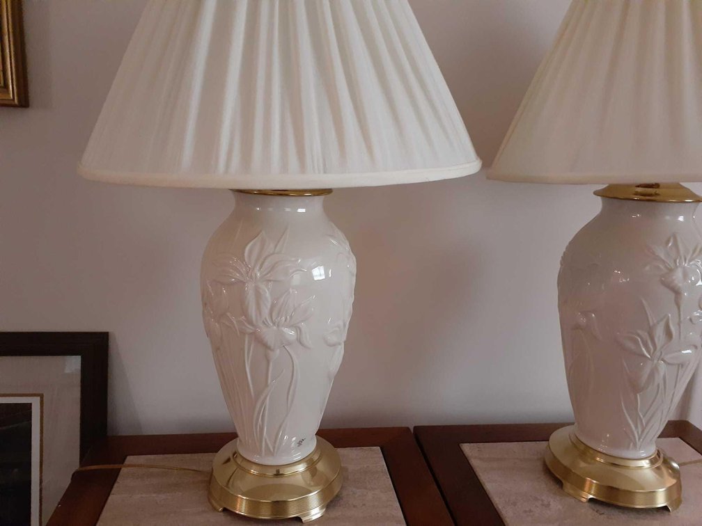 Lenox Iris Porcelain Table Lamp