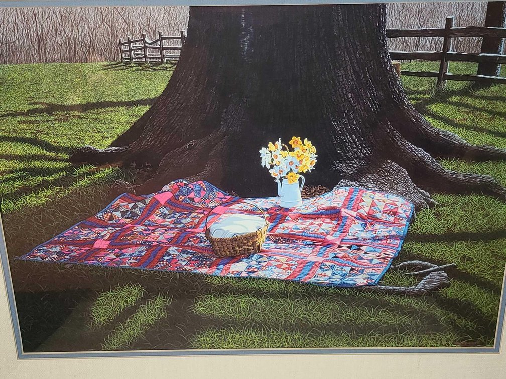 Framed Picnic Print