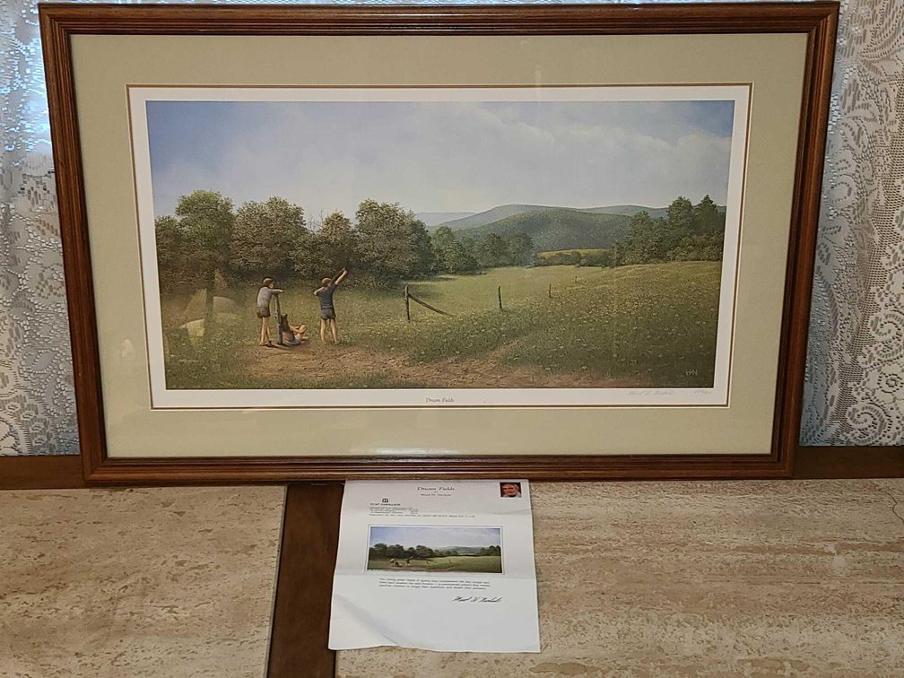 "Dream Fields' Print by artist Ward H. Nichols