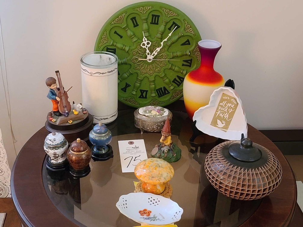 Wall Clock/Gnome/Trinket Dishes
