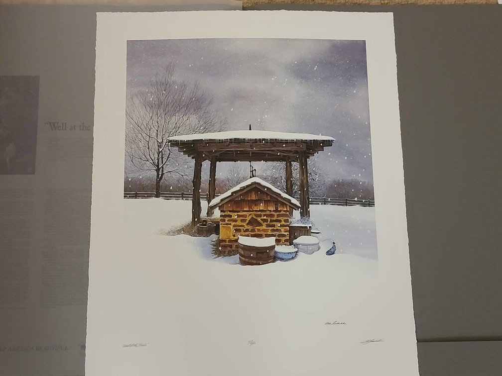 "Well at the Studio" by Bob Timberlake COA