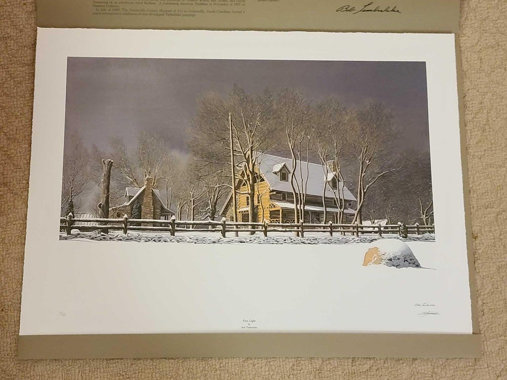 "First Light" by Bob Timberlake