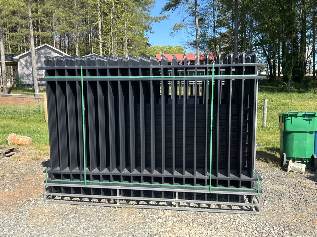 WROUGHT IRON SITE FENCE