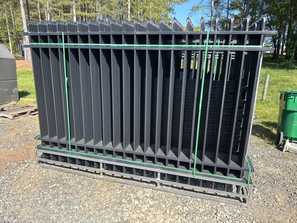 WROUGHT IRON SITE FENCE