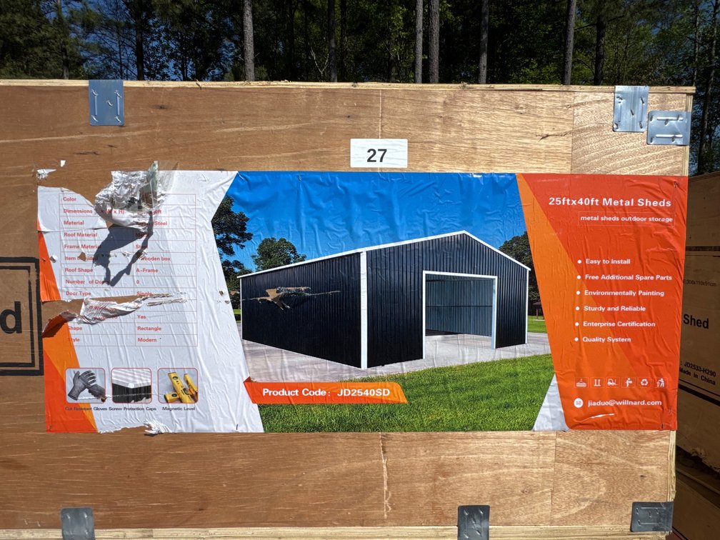 25X40FT Metal Warehouse Shed