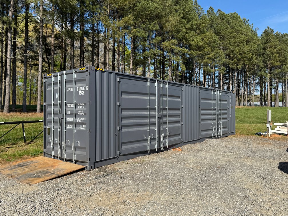 40ft side open two-door shipping container