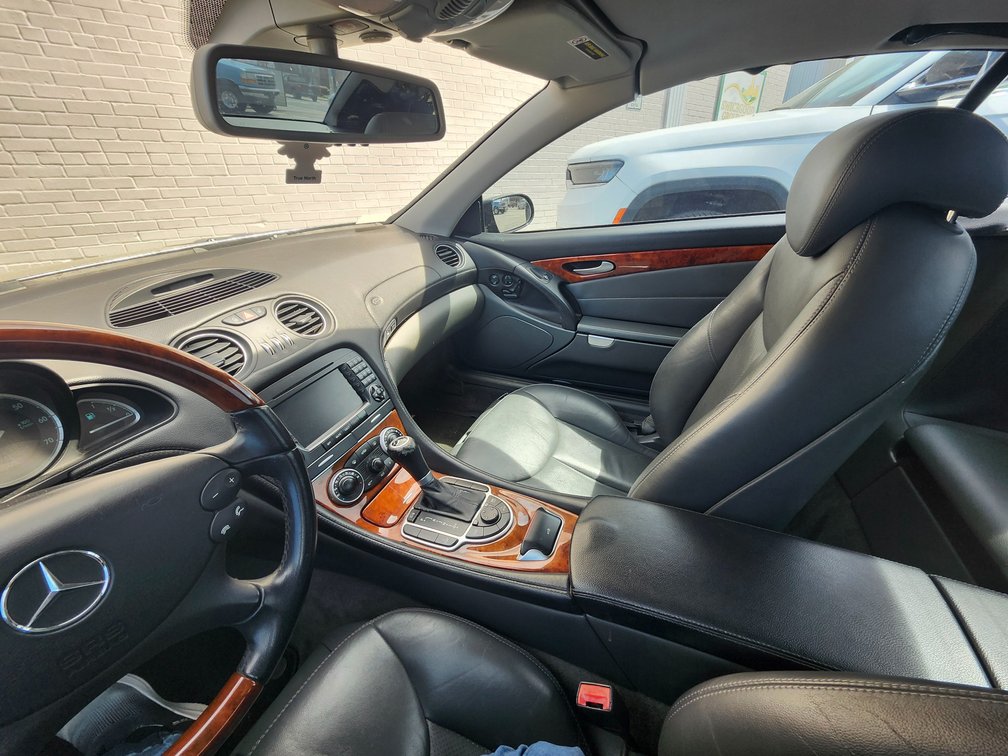 Drop Top In A Benz