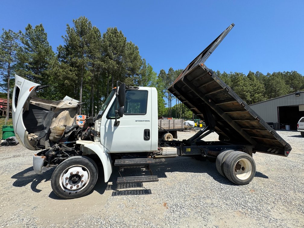 2007 International 4100 Flat Bed Dump Truck