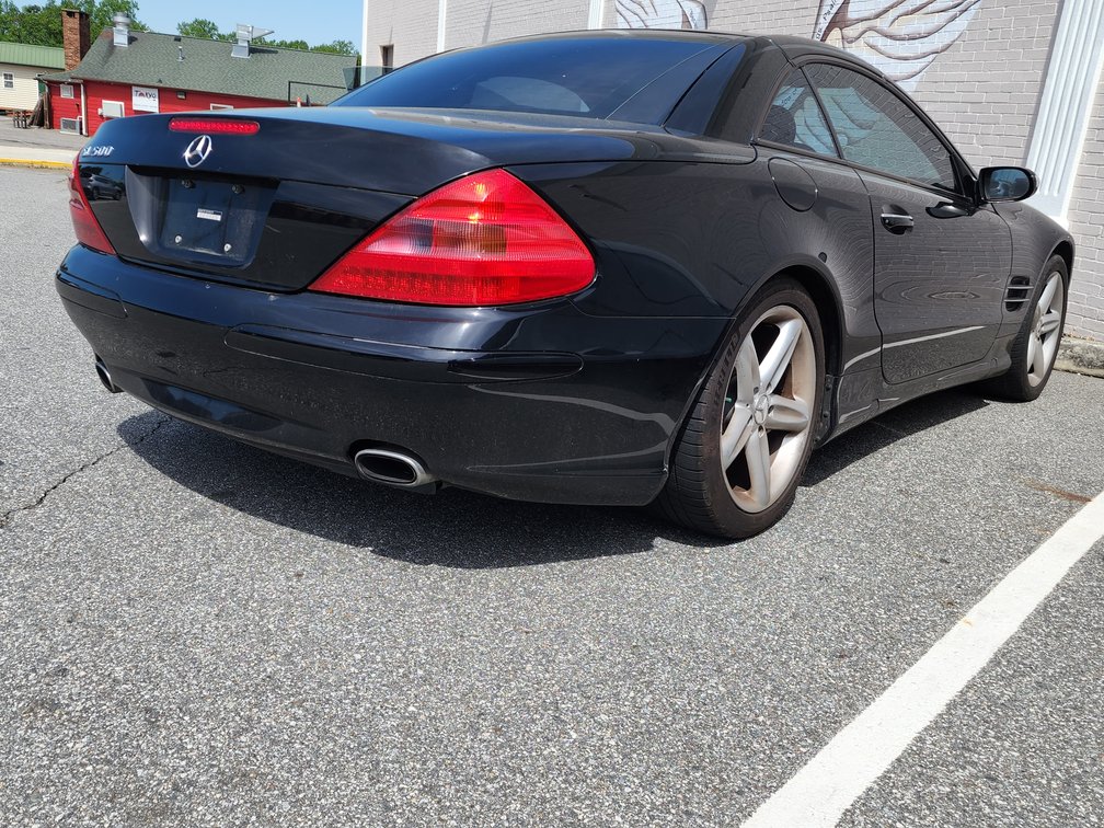 Drop Top In A Benz