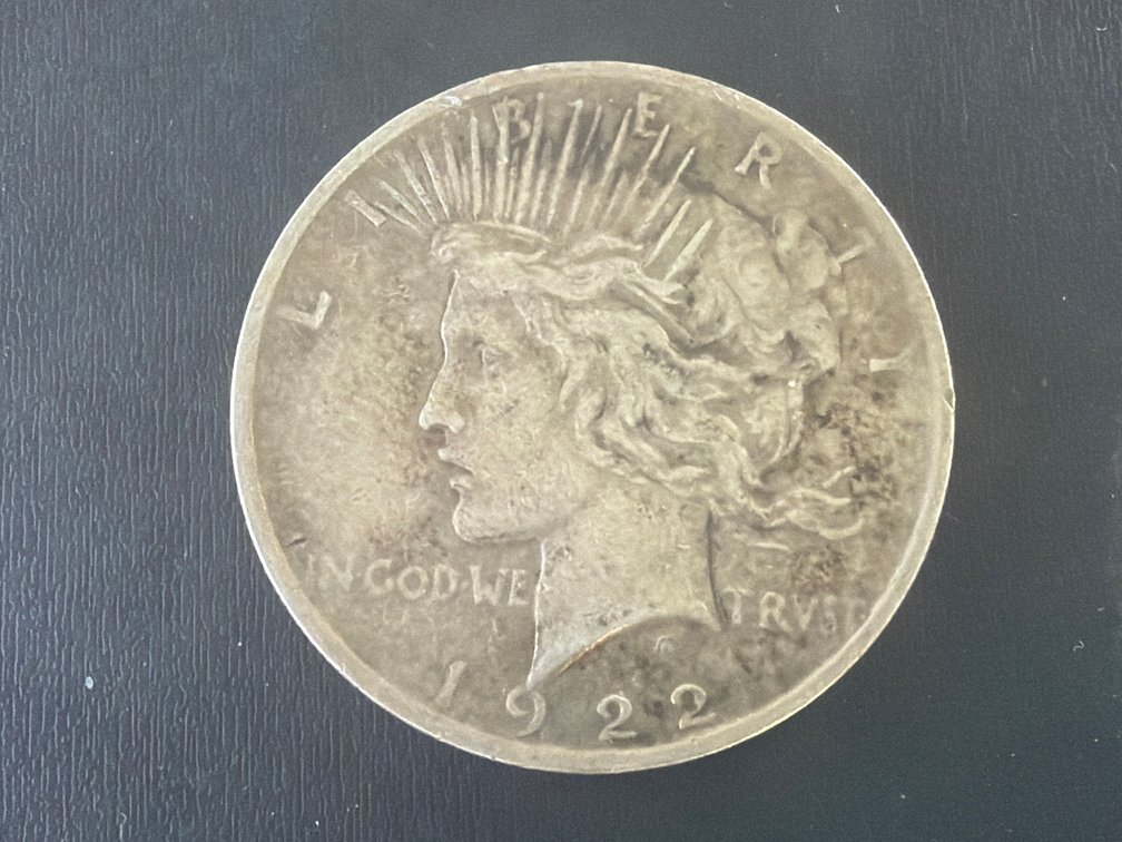 1922 United States Peace Silver Dollar