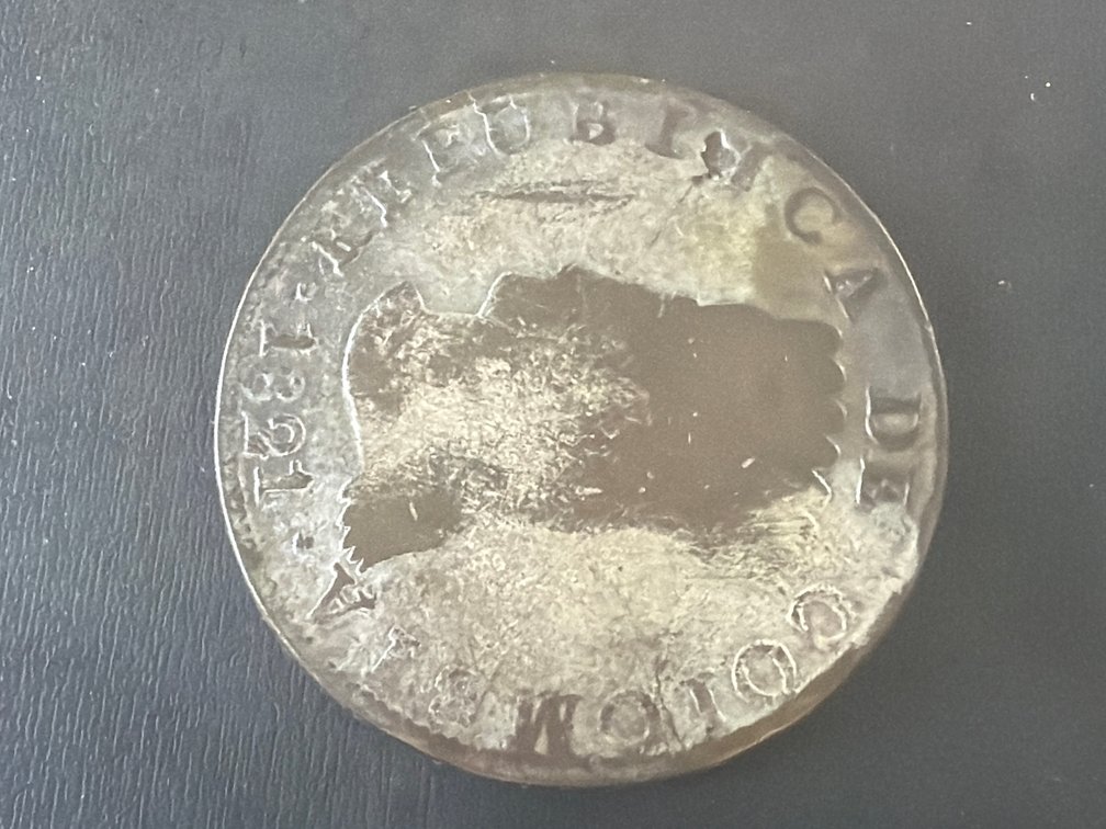 1821 Republica de Colombia Coin