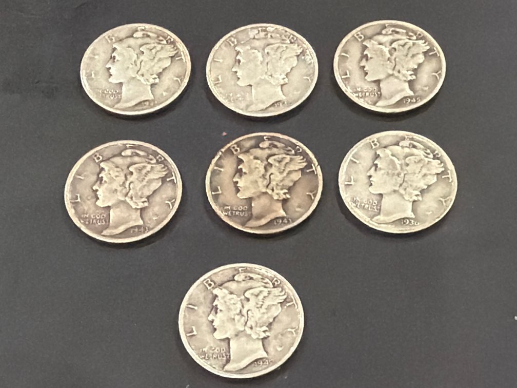 United States Silver Mercury Dimes