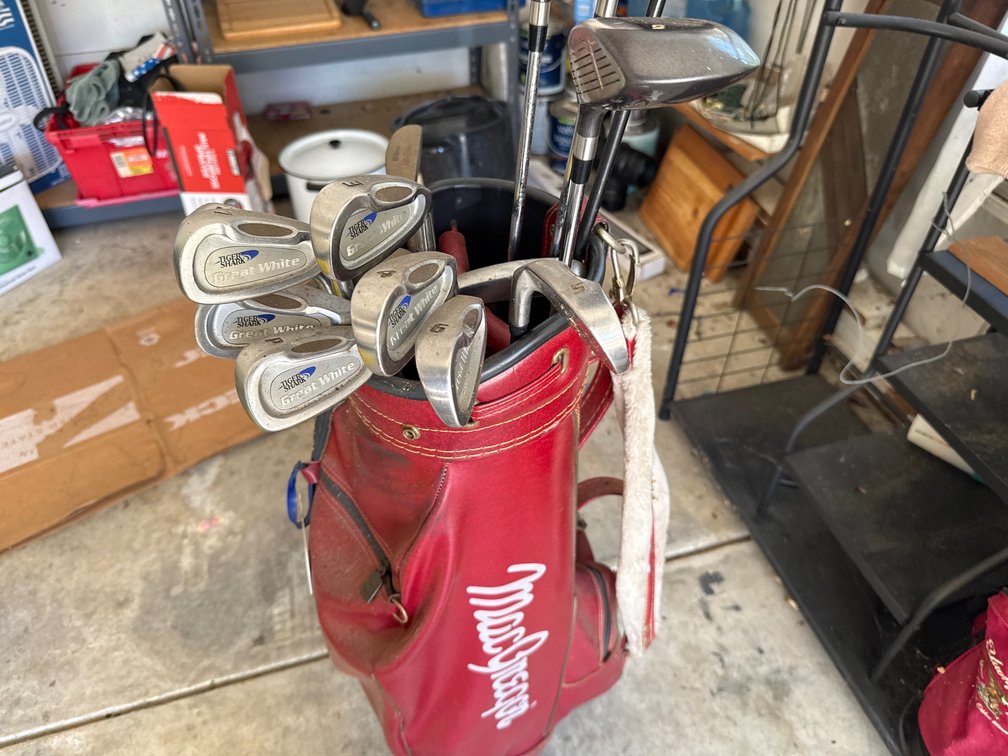 Golf Bag and Clubs