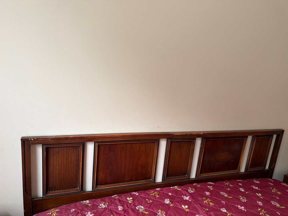 Traditional Wooden Panel Headboard