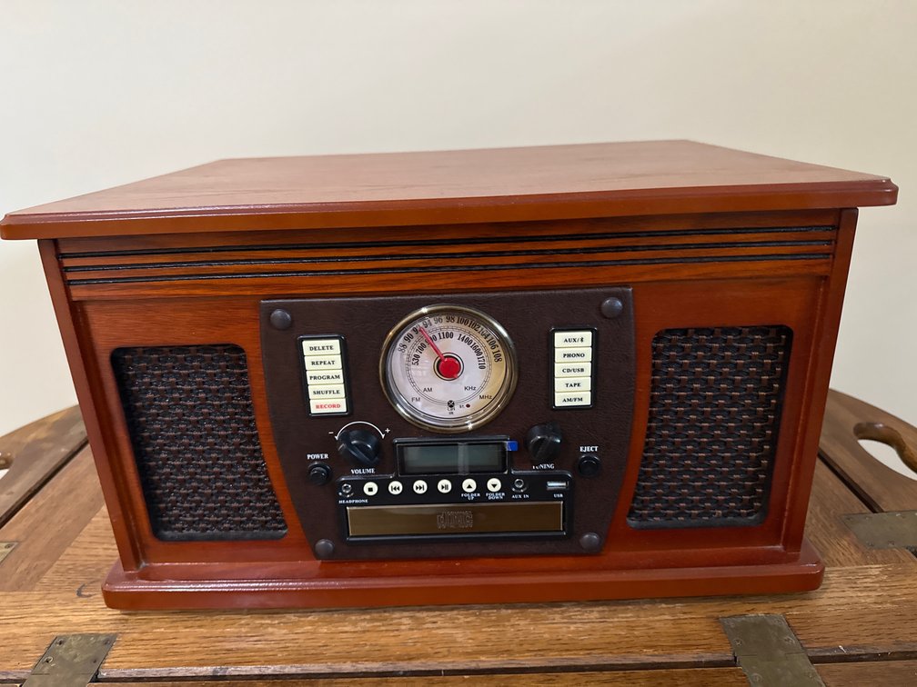 Victrola VTA-600B 8-In-1 Entertainment Center