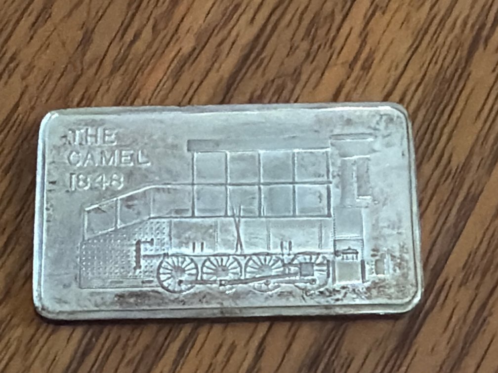 .925 Silver The Lincoln Mint Great Locomotives The Camel Ingot